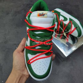 Off White Futura Nk Sb Dunk Ow Sneakers Green