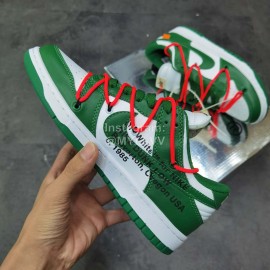 Off White Futura Nk Sb Dunk Ow Sneakers Green