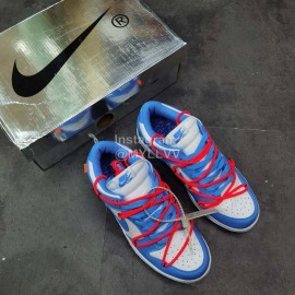 Off White Futura Nk Sb Dunk Ow Sneakers Blue White