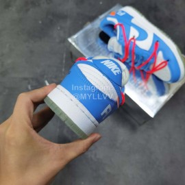 Off White Futura Nk Sb Dunk Ow Sneakers Blue White