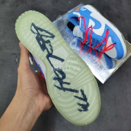 Off White Futura Nk Sb Dunk Ow Sneakers Blue White