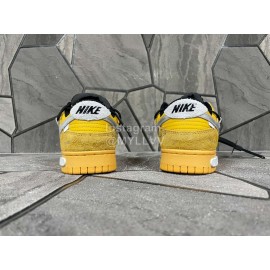 Off White Futura Sb Dunk Sneakers For Men And Women Yellow