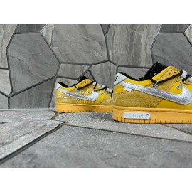 Off White Futura Sb Dunk Sneakers For Men And Women Yellow