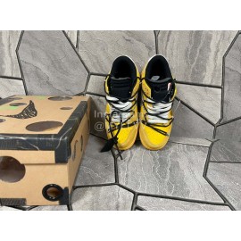 Off White Futura Sb Dunk Sneakers For Men And Women Yellow