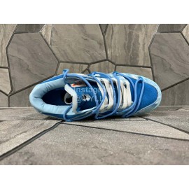 Off White Futura Sb Dunk Sneakers For Men And Women Blue