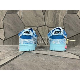 Off White Futura Sb Dunk Sneakers For Men And Women Blue