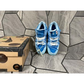 Off White Futura Sb Dunk Sneakers For Men And Women Blue