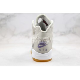 Off White Air Jordan 5 Sneakers For Men And Women Gray