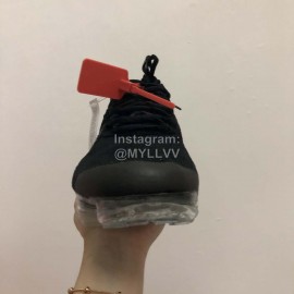 Off White Nike Ow Air Vapor Max Sportshoes Black