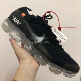 Off White Nike Ow Air Vapor Max Sportshoes Black
