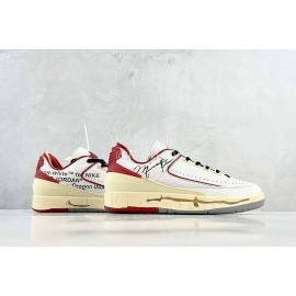 Off White Air Jordan Aj2 Low Sp Basketball Shoes White