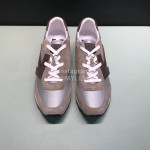 Off White Spring Leather Casual Sneakers For Men And Women Gray
