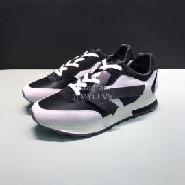 Off White Spring Leather Casual Sneakers For Men And Women Black