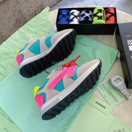 Off White Spring Summer New Sneakers For Men And Women Blue