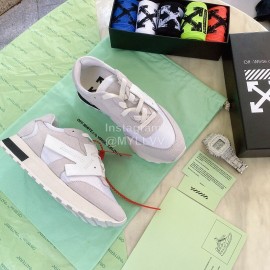 Off White Spring Summer New Sneakers For Men And Women Gray