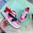 Off White Spring Summer New Sneakers For Men And Women Rose Red