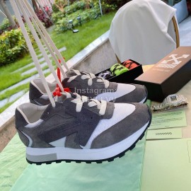 Off White Spring Summer New Sneakers For Men And Women Dark Gray