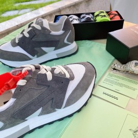 Off White Spring Summer New Sneakers For Men And Women Dark Gray