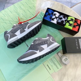 Off White Spring Summer New Sneakers For Men And Women Dark Gray
