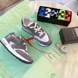 Off White Spring Summer New Sneakers For Men And Women Dark Gray