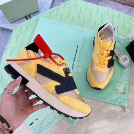 Off White Spring Summer New Sneakers For Men And Women Yellow