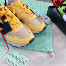 Off White Spring Summer New Sneakers For Men And Women Yellow