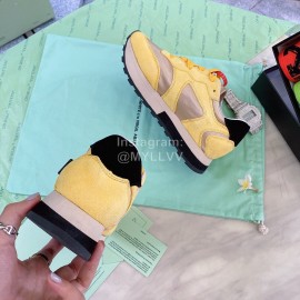 Off White Spring Summer New Sneakers For Men And Women Yellow
