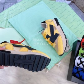 Off White Spring Summer New Sneakers For Men And Women Yellow