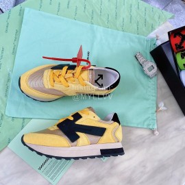 Off White Spring Summer New Sneakers For Men And Women Yellow