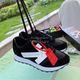 Off White Spring Summer New Sneakers For Men And Women Black