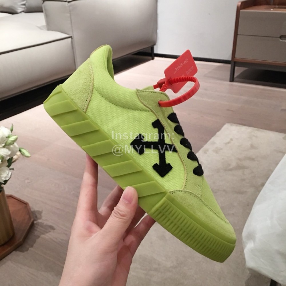 Off White Spring Summer Fashion Casual Shoes For Women Green