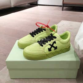 Off White Spring Summer Fashion Casual Shoes For Women Green