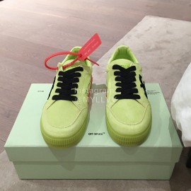 Off White Spring Summer Fashion Casual Shoes For Women Green
