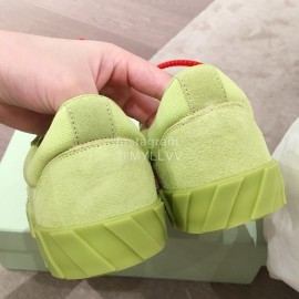 Off White Spring Summer Fashion Casual Shoes For Women Green