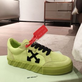 Off White Spring Summer Fashion Casual Shoes For Women Green
