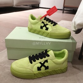 Off White Spring Summer Fashion Casual Shoes For Women Green