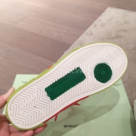 Off White Spring Summer Fashion Casual Shoes For Women Green