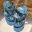 Off White Summer Fashion Ribbon Sandals For Women Blue