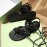 Off White Summer Fashion Ribbon Sandals For Women Black