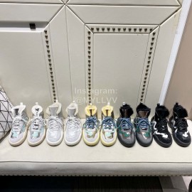 Off White Winter Thick Bottom Lace Up Warm Wool Boots For Women Black