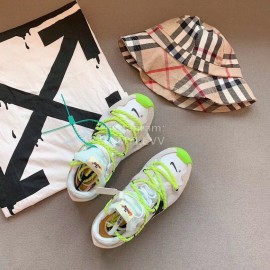 Off White Co Branded With Nike Nylon Mesh Running Shoes For Men And Women White