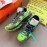 Off White Co Branded With Nike Nylon Mesh Running Shoes For Men And Women Green