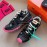 Off White Co Branded With Nike Nylon Mesh Running Shoes For Men And Women Black