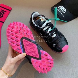 Off White Co Branded With Nike Nylon Mesh Running Shoes For Men And Women Black