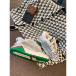 Off White Autumn Winter Calf Wool Sneakers For Men And Women 