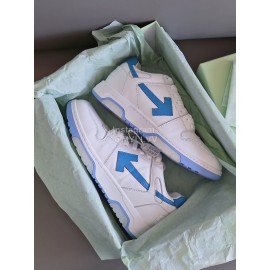 Off White Fashion Casual Sneakers For Men And Women Blue