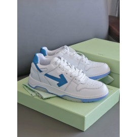 Off White Fashion Casual Sneakers For Men And Women Blue