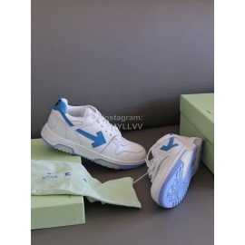 Off White Fashion Casual Sneakers For Men And Women Blue