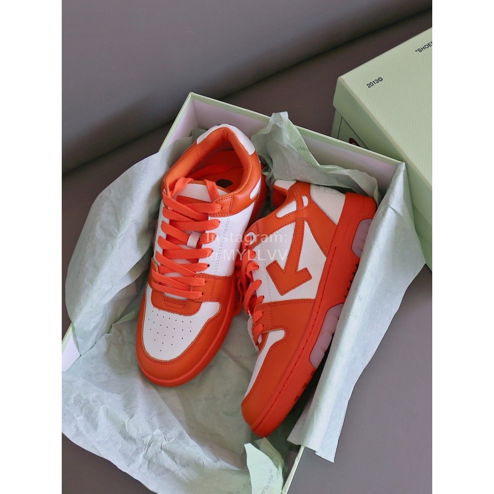 Off White Fashion Casual Sneakers For Men And Women Orange