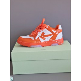 Off White Fashion Casual Sneakers For Men And Women Orange
